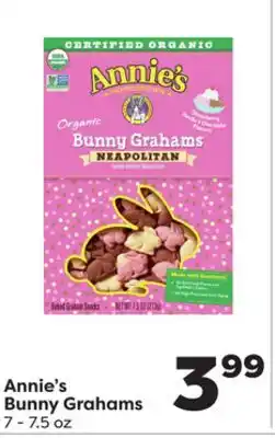 Weis Markets Annie's bunny grahams offer