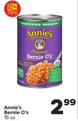 Weis Markets Annie's bernie o' s offer