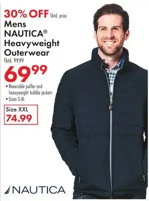 Boscov's Mens nautica heavyweight outerwear offer