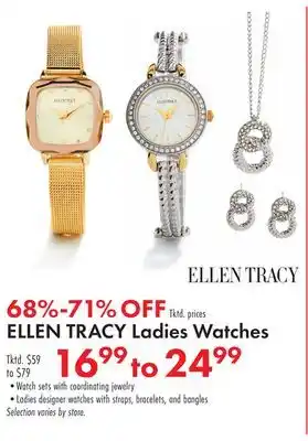 Boscov's Ellen tracy ladies watches offer
