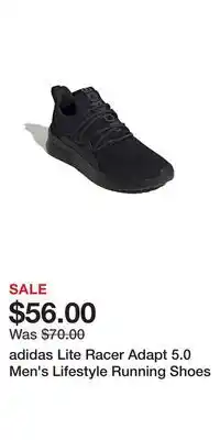 Kohl's Adidas lite racer adapt 5.0 men's lifestyle running shoes offer