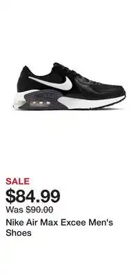 Kohl's Nike air max excee men's shoes offer