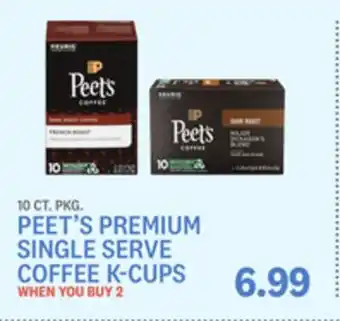 Kings Food Markets Peet's premium single serve coffee k-cups offer