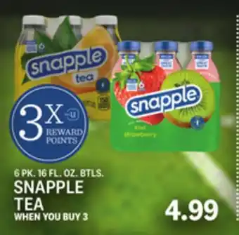 Kings Food Markets Snapple tea offer
