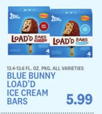 Kings Food Markets Blue bunny load'd ice cream bars offer