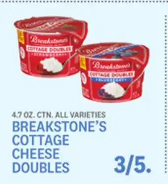 Kings Food Markets Breakstone's cottage cheese doubles offer