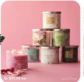 JC Penney Distant lands candles offer