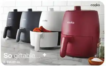 JC Penney Cooks 2-qt air fryer offer