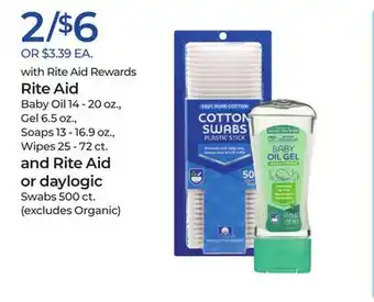 Rite Aid Rite aid and rite aid or daylogic offer
