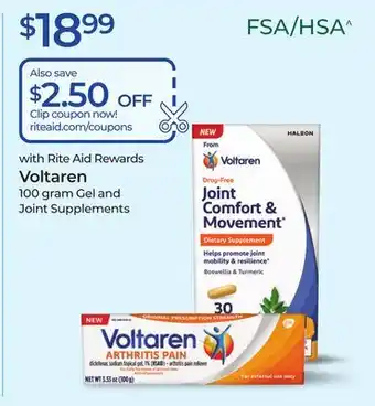 Rite Aid Voltaren offer