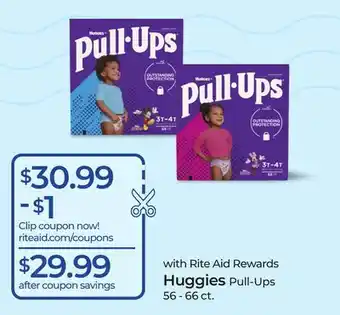 Rite Aid Huggies pull-ups offer