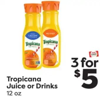 Weis Markets Tropicana juice or drinks offer