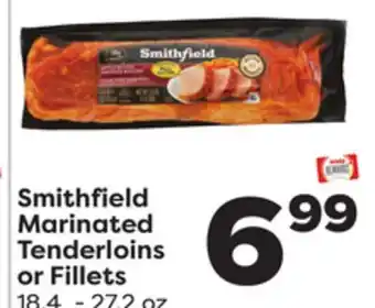 Weis Markets Smithfield marinated tenderloins or fillets offer