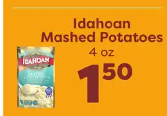 Weis Markets Idahoan mashed potatoes offer