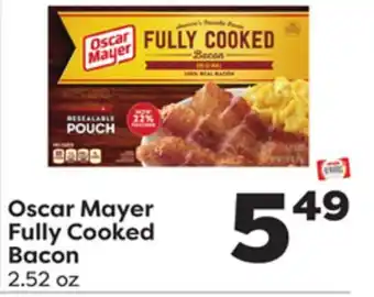 Weis Markets Oscar mayer fully cooked bacon offer