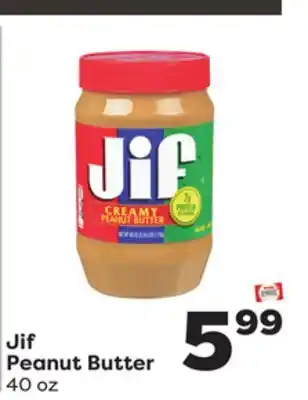 Weis Markets Jif peanut butter offer