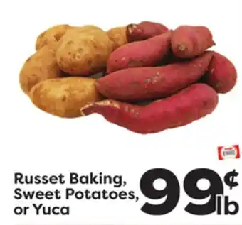 Weis Markets Russet baking, sweet potatoes, or yuca offer