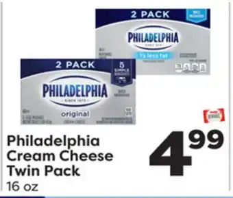 Weis Markets Philadelphia cream cheese twin pack offer