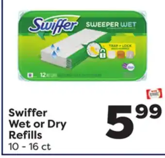 Weis Markets Swiffer wet or dry refills offer
