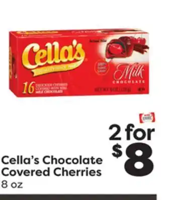 Weis Markets Cella's chocolate covered cherries offer