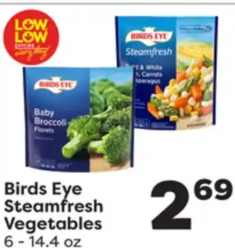 Weis Markets Birds eye steamfresh vegetables offer
