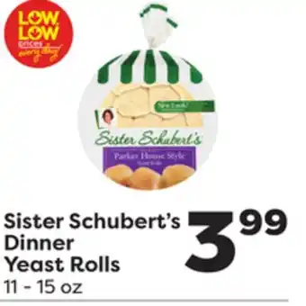 Weis Markets Sister schubert's dinner yeast rolls offer