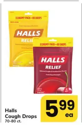 ACME Halls cough drops offer