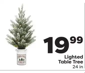 Weis Markets Lighted table tree offer