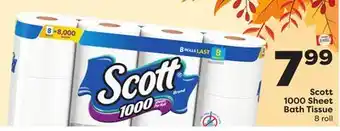 Weis Markets Scott 1000 sheet bath tissue offer