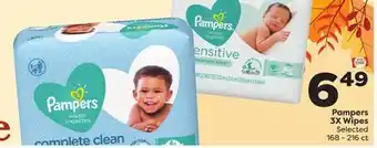 Weis Markets Pampers 3x wipes offer