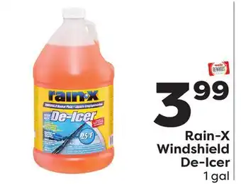 Weis Markets Rain-x windshield de-icer offer