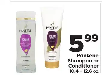 Weis Markets Pantene shampoo or conditioner offer