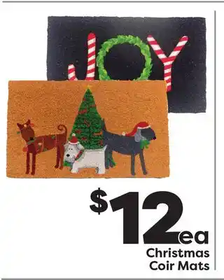 Weis Markets Christmas coir mats offer