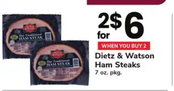 ACME Dietz & watson ham steaks offer