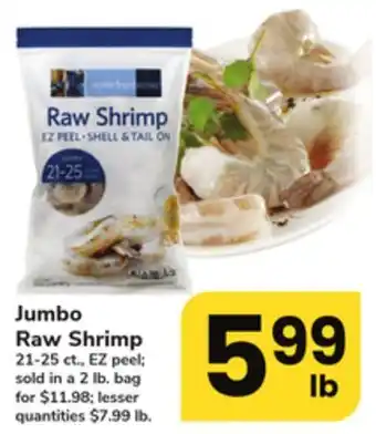 ACME Jumbo raw shrimp offer