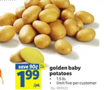 Lidl Golden baby potatoes offer