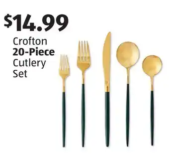 Aldi Crofton 20-piece cutlery set offer