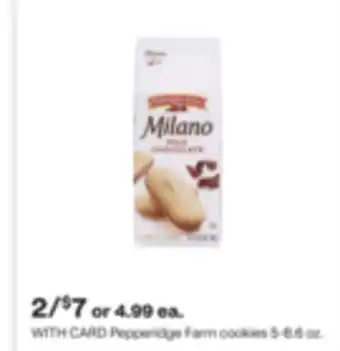CVS Pepperidge farm cookies 5-8.6 oz offer
