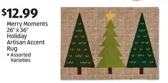 Aldi Merry moments 26 x 36 holiday artisan accent rug offer