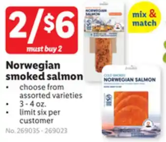 Lidl Norwegian smoked salmon offer