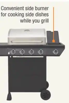 The Home Depot 4-burner gas grill offer