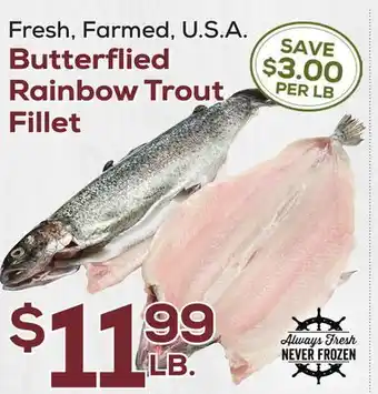 DeCicco & Sons Butterflied rainbow trout fillet offer
