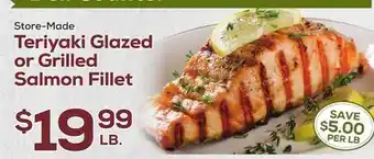 DeCicco &amp; Sons Teriyaki glazed or grilled salmon fillet offer