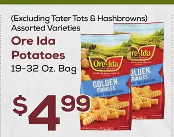 DeCicco & Sons Ore ida potatoes offer