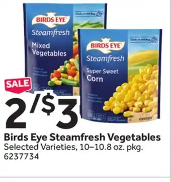 Stop&Shop Birds eye steamfresh vegetables offer