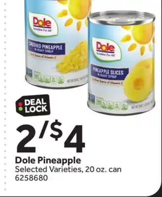 Stop&Shop Dole pineapple offer