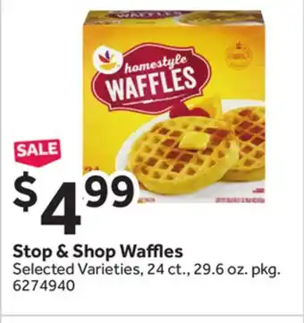 Stop&Shop Stop & shop waffles offer