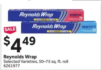Stop&Shop Reynolds wrap offer