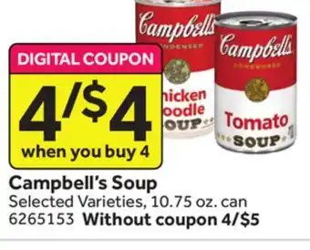 Stop&Shop Campbell's soup offer