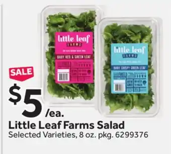 Stop&Shop Little leaf farms salad offer